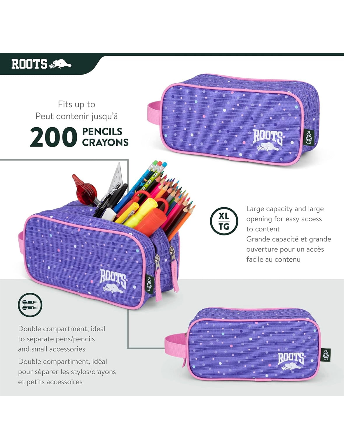 Roots Essentials 3-in-1 Matching Backpack Set for kids