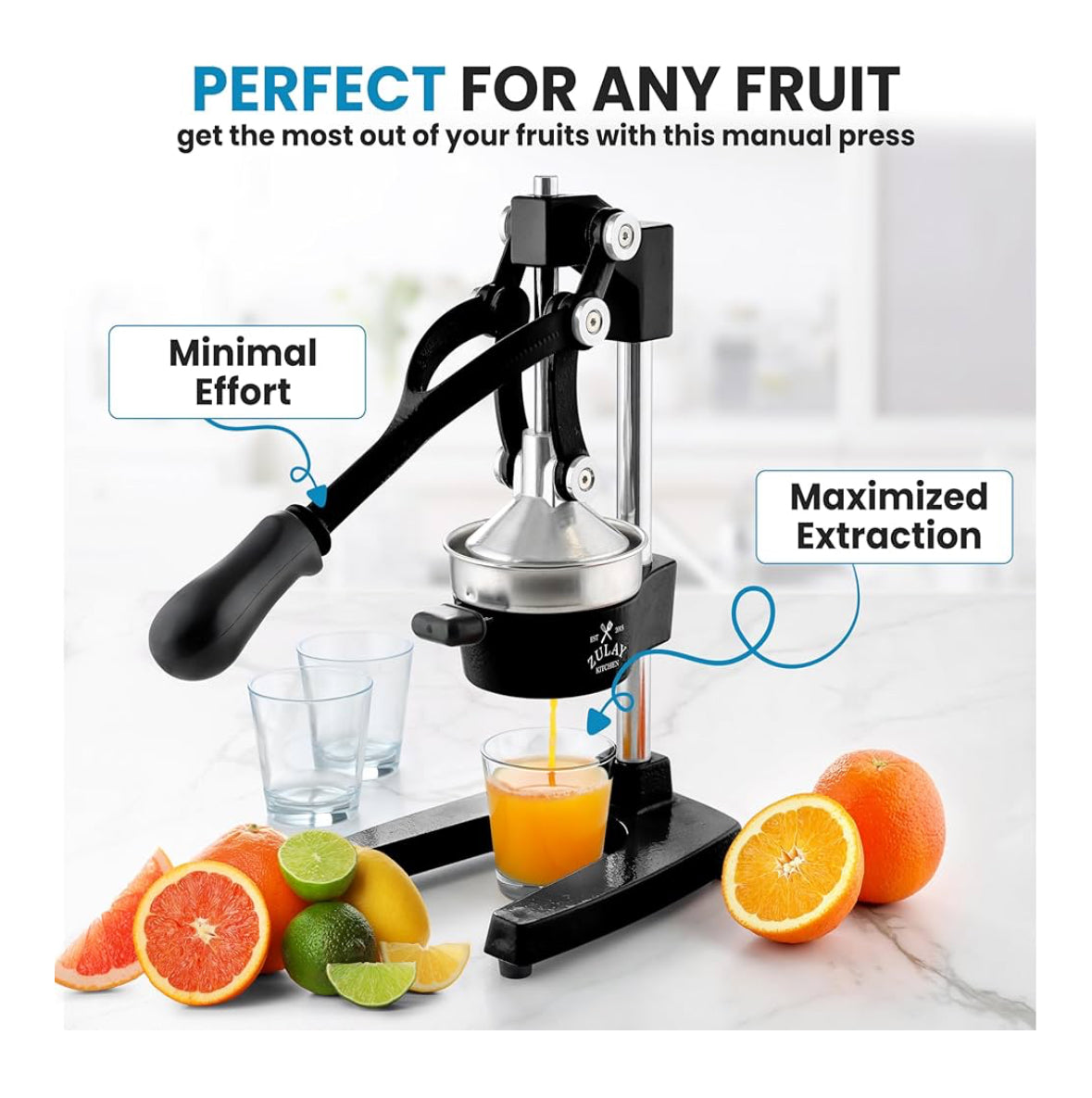 Zulay Kitchen Professional Citrus Juicer