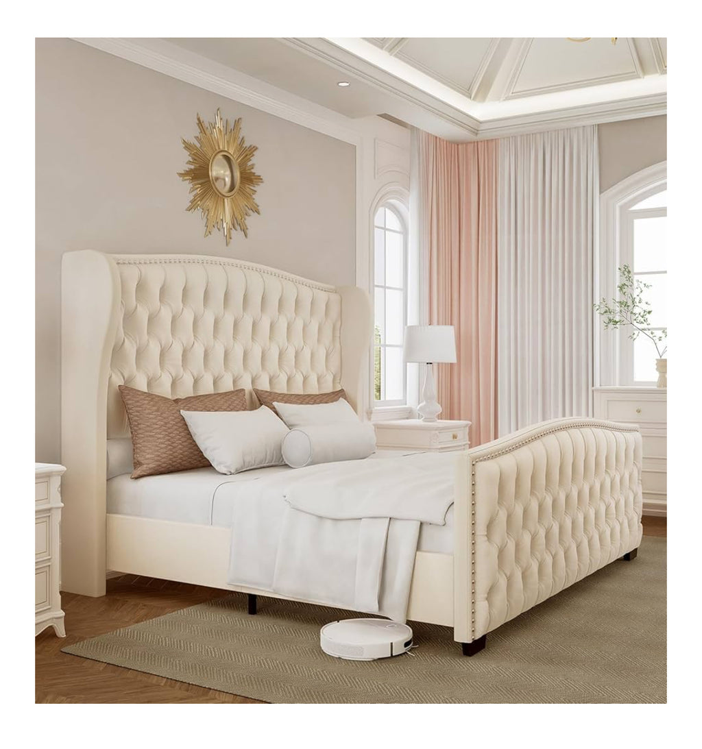 Jocisland Queen Platform Bed Frame