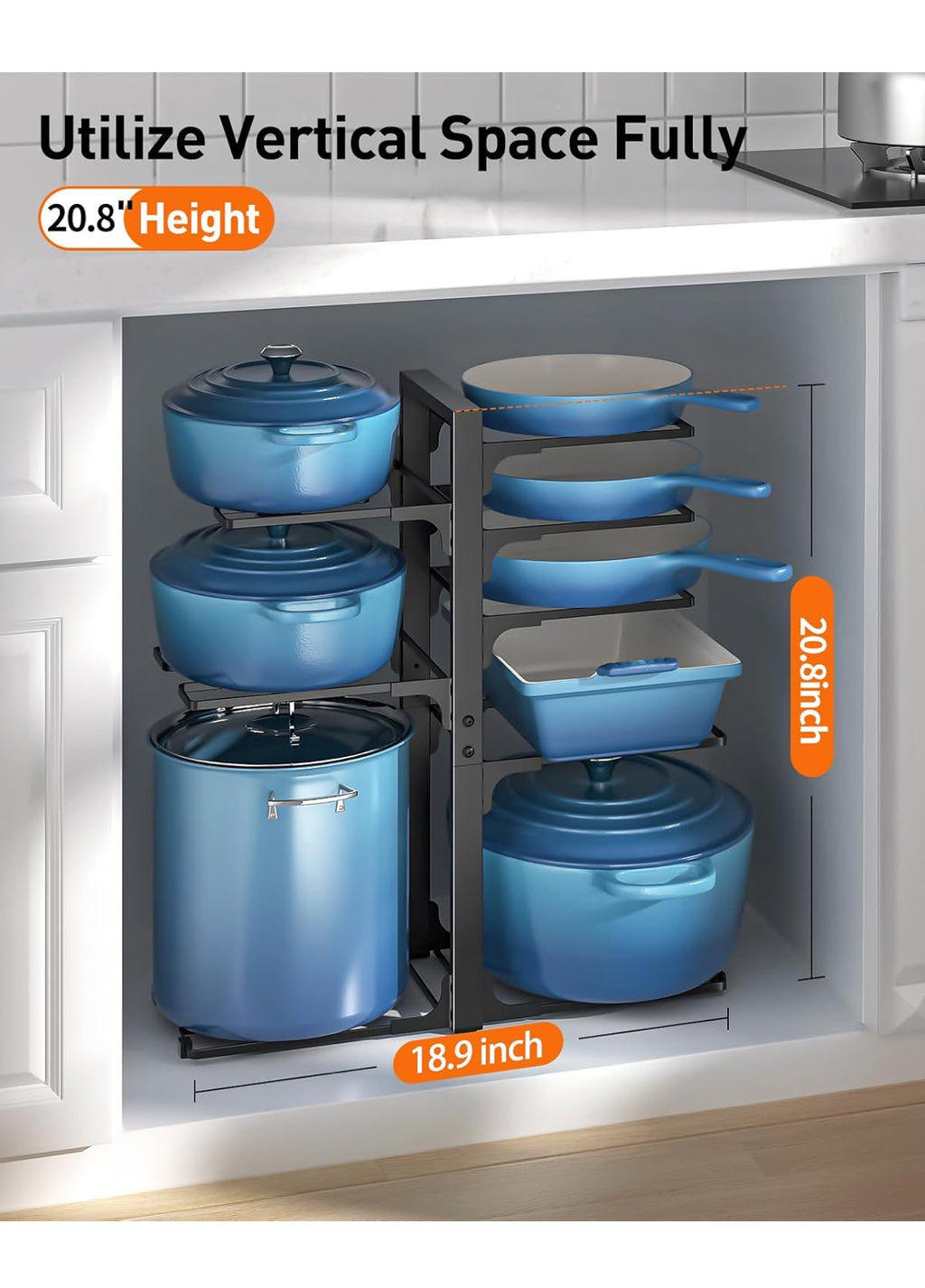 ORDORA Pots and Pans Organizer