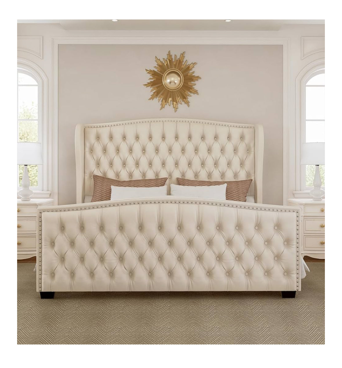 Jocisland Queen Platform Bed Frame